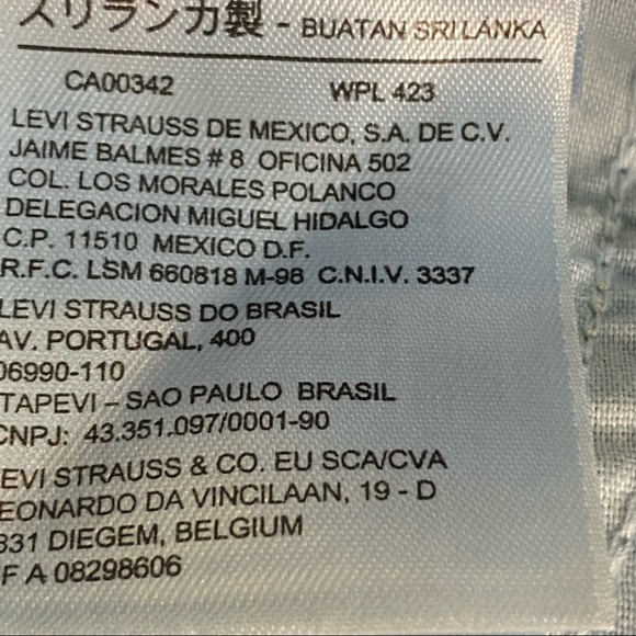 NWT Levi’s Bib Overalls Denim Adjustable Straps - Picture 12 of 14